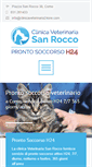 Mobile Screenshot of clinicaveterinaria24ore.com